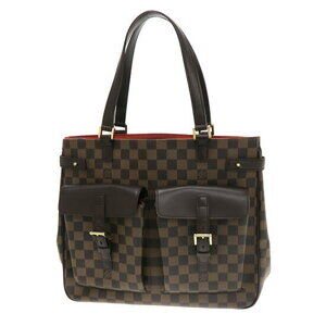 Louis Vuitton Damier Ebene Uzes Shoulder Bag Brown